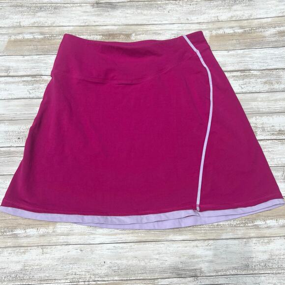 Mountain Hardwear Tonga Skirt Sz Sm Pink Mini Athletic Comfort Tenniscore - Picture 1 of 7